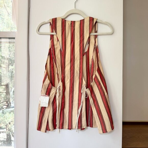 NWT Free People Coconut Set Wide Leg Pants Vest Matching 100% Cotton Two Piece - Picture 6 of 15